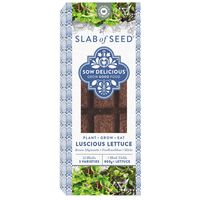 Sow Delicious Slab of Seed - Lucious Lettuce